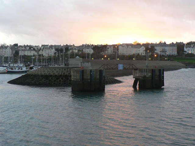 Bangor: sunset over North Pier