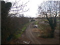 TL4555 : Disused railway line viewed from Long Road by Keith Edkins