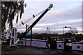 Crane and fuel pumps - Sawley Marina