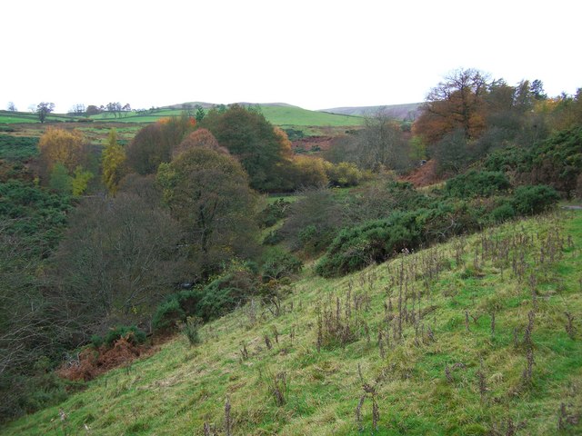 The valley above The Howes