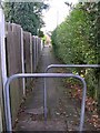 Footpath leading off Thackley Road