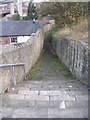 Footpath down side of Fletchers Mill - Dean Clough