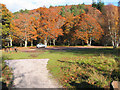 The Old Deeside Line car park at Ballater