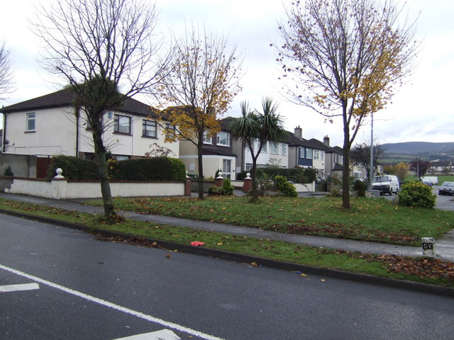 Suburban housing off Ballycullen Drive
