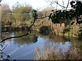 Fishing lake from Oare Road