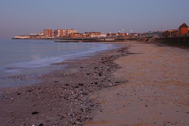 The Beach at Minnis Bay Looking... © David Mastin :: Geograph Britain ...