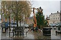 Decorating the Xmas Tree, Thirsk Market Square