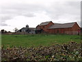 Deserted buildings at Trehelig Farm