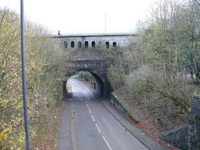 Bridge over Steel Works Road - Ebbw Vale