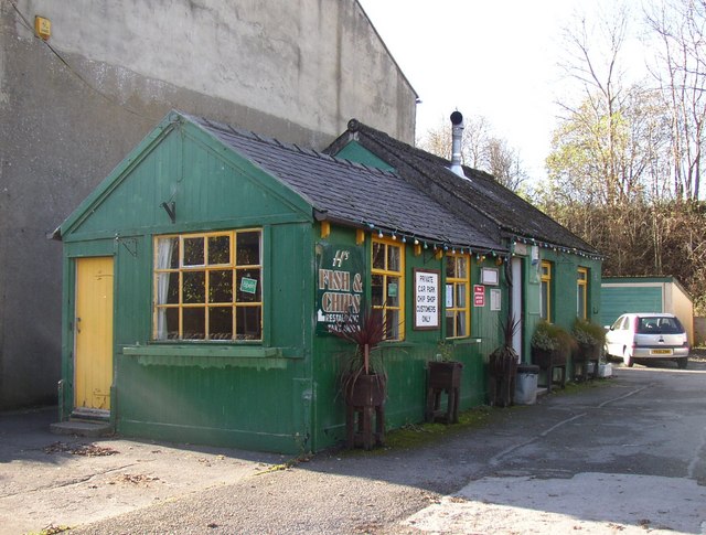 Fish and Chip shop off Main Road, Hellifield