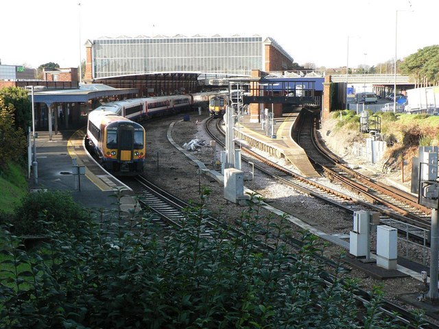 Bournemouth: train at platform 3