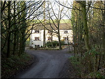 SD9108 : Cottages at Thorp, Royton. by Phil Newton