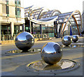 Water features and the Winter Gardens Sheffield