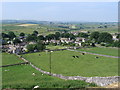 Litton - west end of village from Litton Edge