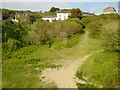 Orielton Hall and Gardens from the footpath to the bridge