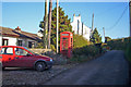 Telephone box in Venton