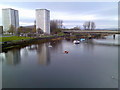 River Leven and Dumbarton high rise flats