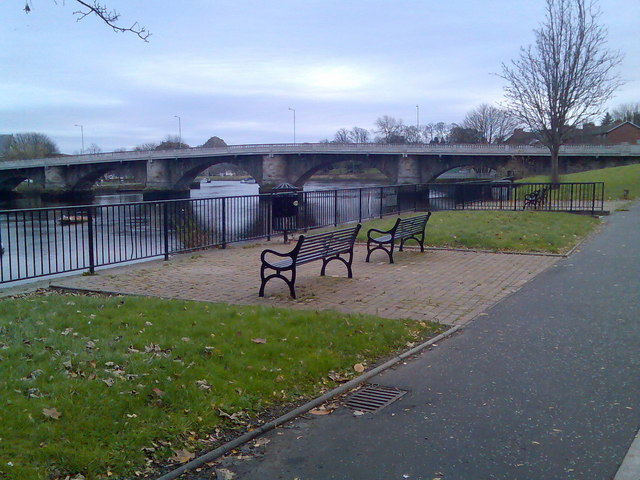 Benches by the River Leven