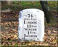 Milestone in Southampton