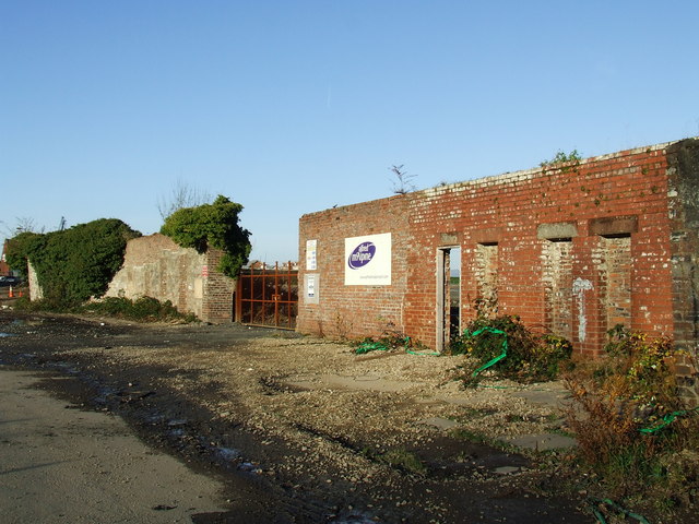 Former shipyard gate