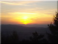 Sunset west of the Malverns