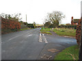 Minor road to Llangarron off the A466 at Llancloudy