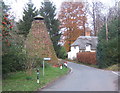 A 19th century malting kiln and thatched cottage, Dalham