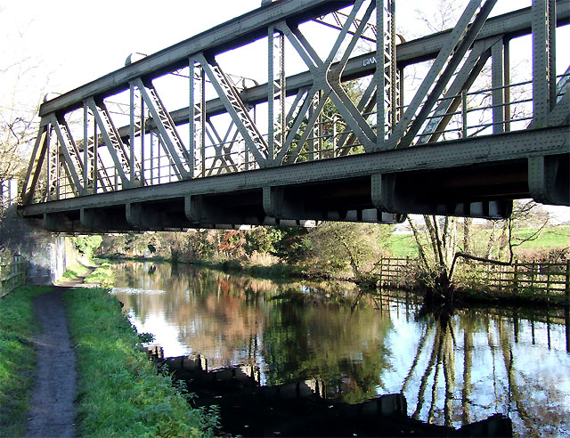Meccano Bridge and the Staffordshire and Worcestershire Canal
