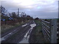 Track towards Holydean