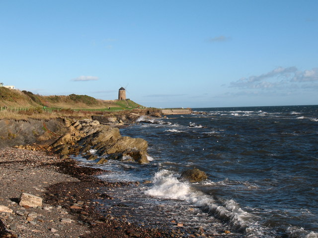 Foreshore and windmill, St Monans