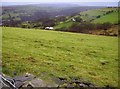 Looking down on Llan Uchaf