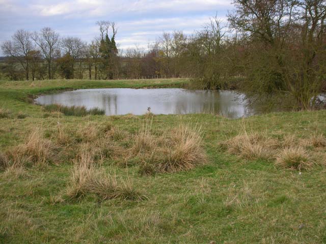 Pond in the deserted medieval village of... © Will Lovell :: Geograph ...