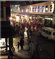 Fleet Street on Torquay Carnival procession evening