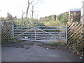 Gate in to Lydney Junction railway sidings