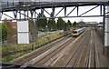 Chadwell Heath: Railway line east of Chadwell Heath station