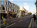 Chapel Road, Worthing looking north and featuring The Sir Timothy Shelley