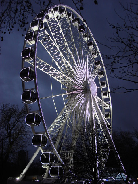 Ferris Wheel At "Winter Wonderland" Hyde... © Oxyman :: Geograph ...