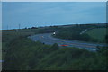 NT1289 : M90 Dunfermline at dusk by Terry Johnson