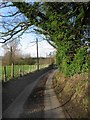 View along a minor road near Shatterling