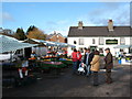 Market stalls at Easingwold.