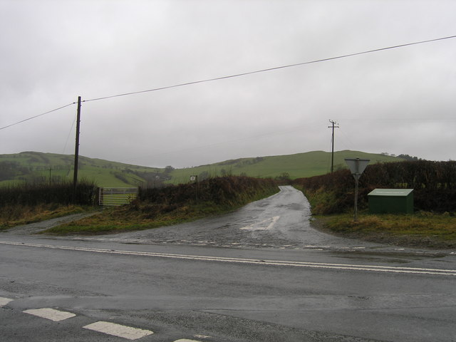 Road junction on B4358