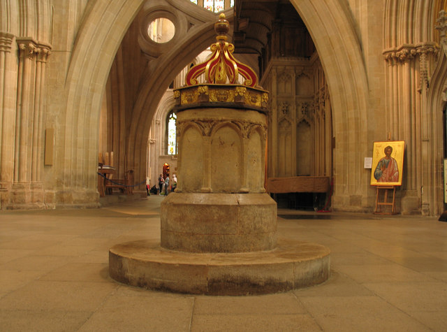 Baptismal Font: Wells Cathedral