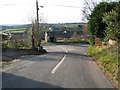 Junction of two country roads, Ruardean Woodside