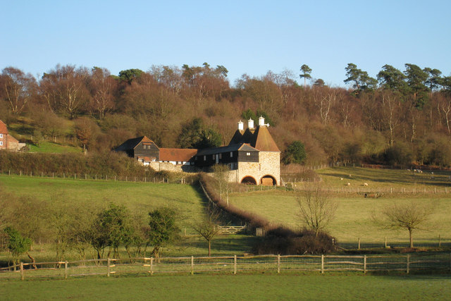 Oast House at Outridge Farm, Brasted, Kent