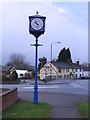 Millennium clock and Old Talbot Inn