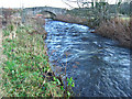 Gormack Burn, in spate after heavy rain