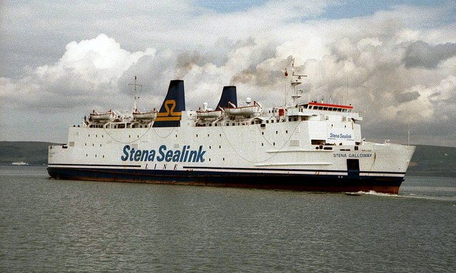 The Stena Galloway At Stranraer © Albert Bridge Cc By Sa20