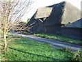 Thatched barn on Barton Farm