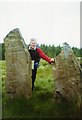 NX2271 : Laggangarn standing stones by Graham Horn