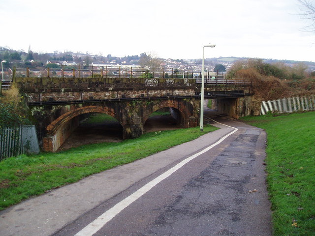 Rail bridge over Exe Valley Way & Exe Cycle Route